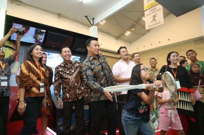 menpora imam nahrawi membuka indonesia sport expo amp forum isef