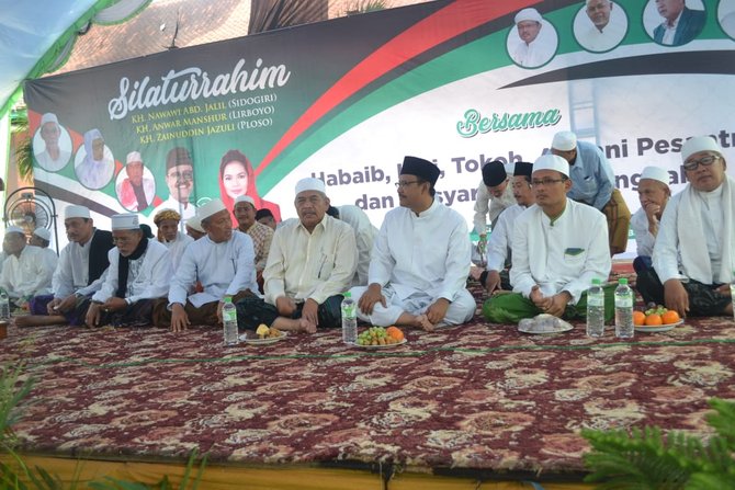 gus ipul silaturahmi ke pesantren syaichona cholil bangkalan