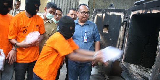 BNN-Polri musnahkan 2,6 ton sabu di Monas