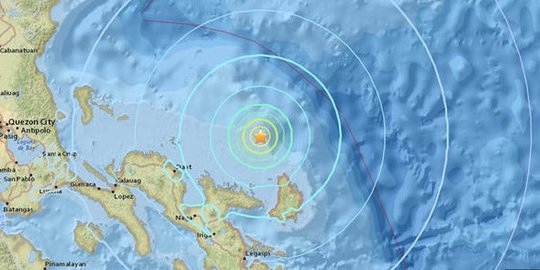 Filipina diguncang gempa berkekuatan 6,1 SR