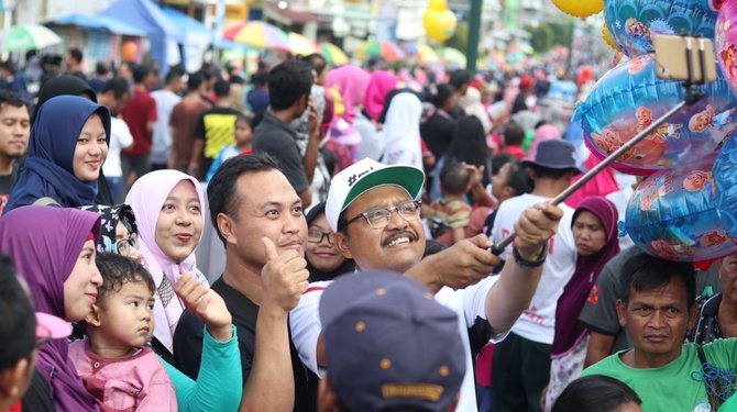 gus ipul di car free day pasuran