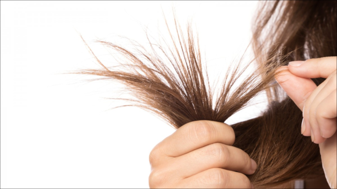ilustrasi rambut rusak