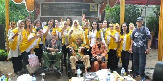 Temui veteran, istri Ketum Golkar janji teruskan perjuangan