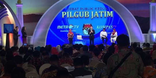 Debat Pilgub, Gus Ipul sebut tren pertumbuhan Jatim positif