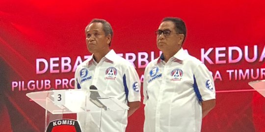Debat Pilgub NTT, Cagub Benny K Harman ingin bentuk tim berantas korupsi