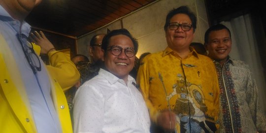 Malam-malam, Cak Imin sambangi rumah dinas Ketum Golkar