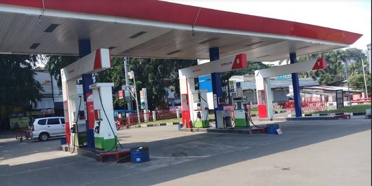 Imbas penutupan jalan sekitar Mako Brimob, SPBU ini sepi pengendara