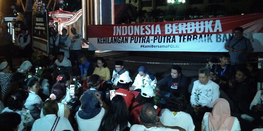 Pascainsiden Mako Brimob, masyarakat gelar doa bersama di Mabes Polri