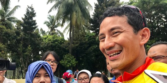Sandiaga akan arak obor Asian Games keliling Jakarta