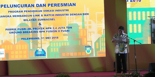 Luncurkan pendidikan vokasi ke-6, 50 perusahaan kerja sama dengan 198 SMK