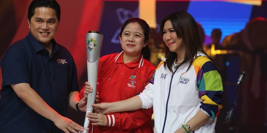 Makna desain jaket Asian games Menko PMK Puan Maharani