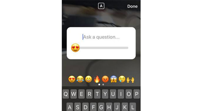 cara bikin polling di instagram dengan emoji slider