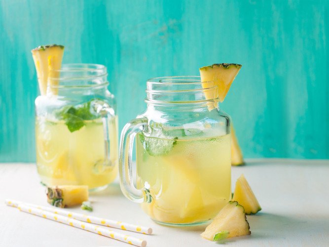 infused water nanas