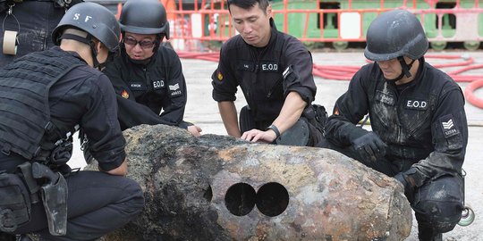 Temukan bom PD II, Hongkong evakuasi ribuan warga