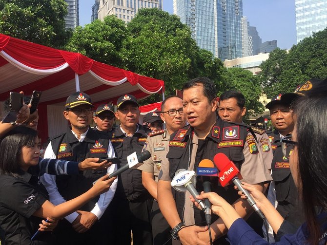 apel pokda kamtibmas di polda metro jaya