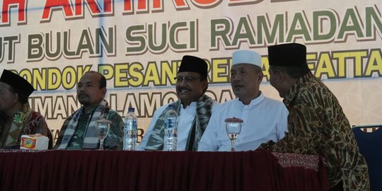 Gus Ipul cerita kemajuan pesantren di depan mantan Menteri Andrinof Chaniago