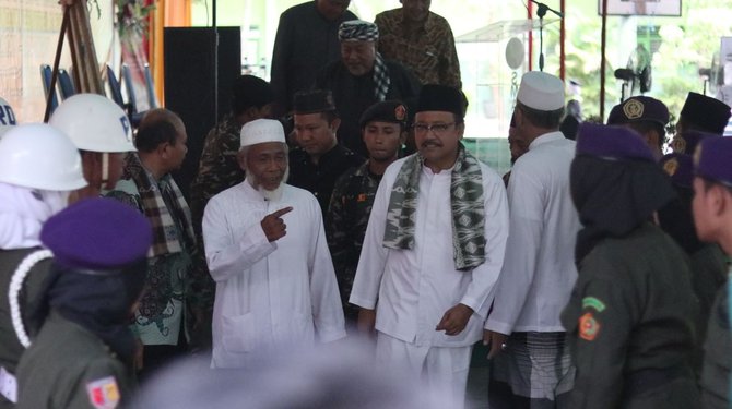 gus ipul hadiri haflah ahirusanah yayasan pondok pesantren al fattah siman lamongan