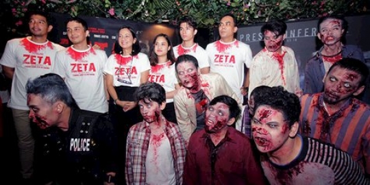 'zeta', film bergenre pure zombie horor pertama di 