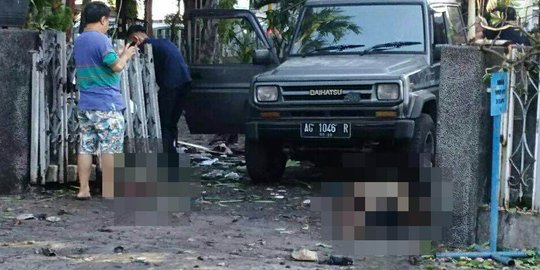 Korban bom di GPPS Arjuno: 1 Dalam mobil, 2 diduga jemaat & 1 pejalan kaki