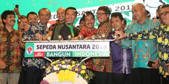 Lewat Sepeda Nusantara, Menpora gaungkan Asian Games dan Asian Para Games
