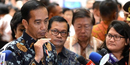 Presiden Joko Widodo tiba di Surabaya