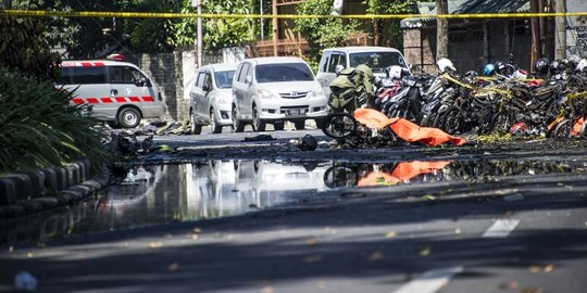 7 Jenazah belum dievakuasi dari 3 lokasi bom gereja di Surabaya