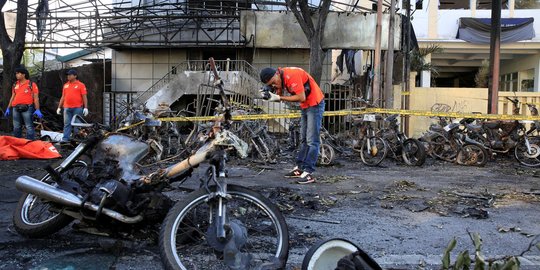 Ledakan di rusun Sidoarjo, korban diduga kerabat pelaku bom gereja