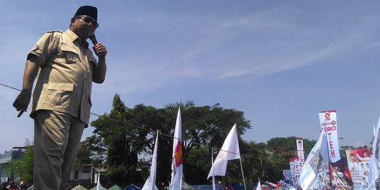 Prabowo minta warga Banyumas menangkan Sudirman Said jadi gubernur Jateng