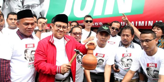 Dideklarasikan jadi cawapres 2019, Cak Imin ngaku senang