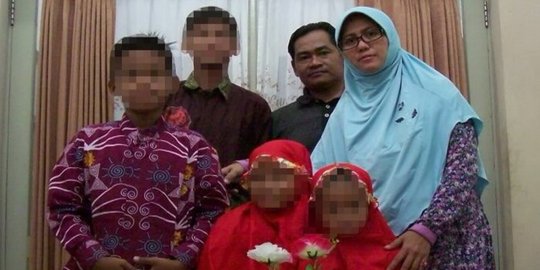 Ini sosok Dita beserta istri terduga pelaku bom Surabaya