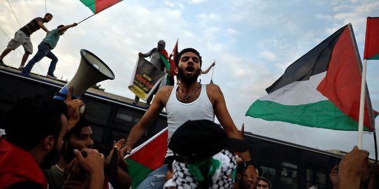 Aksi bela Palestina di berbagai negara