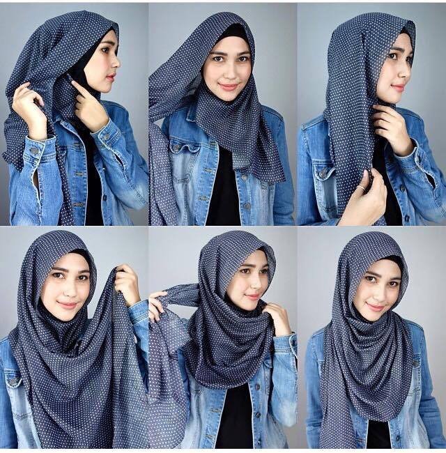 7 Cara Memakai Jilbab Modis dan Modern dengan Tutorial 