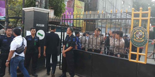 Gelar sidang tuntutan Aman Abdurrahman, PN Jaksel dijaga polisi bersenjata