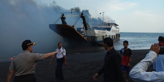 Masih laik pakai, KMP Labitra Adinda diduga terbakar karena arus pendek