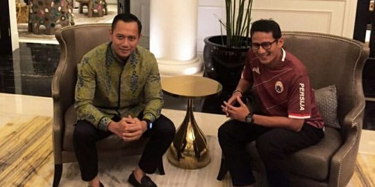 AHY bertemu Sandiaga Uno, Fadli Zon bilang 'belum firmed'