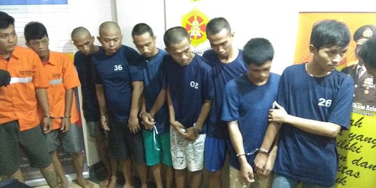 9 Bandit sasar minimarket ditangkap Polres Jaktim, satu ditembak