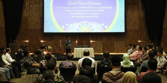 Pererat silaturahmi, SCM dan Emtek Group buka puasa bersama otoritas penyiaran