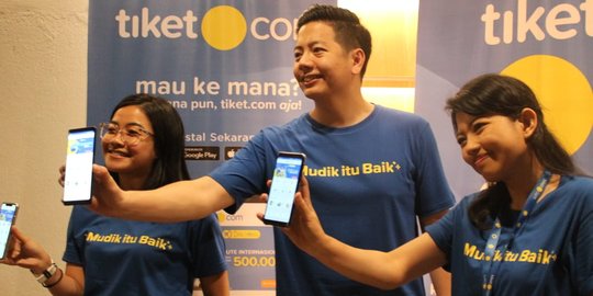 Tiket.com catat kenaikan pemesanan tiket mudik 2018