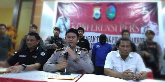 Buron bandar narkoba yang pekerjakan dua polisi dibekuk Polda Sulsel