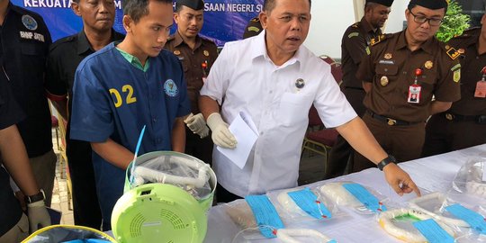 Bawa narkoba 3,2 kilogram dalam ransel dan magic com dari Malaysia, Ahmadi ditangkap