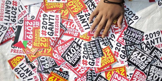 Survei RTK: Masyarakat pendukung dan penolak 2019 Ganti Presiden seimbang