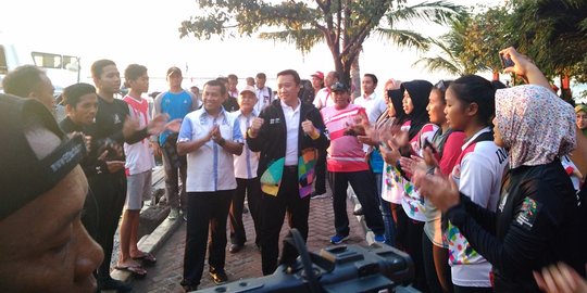 Tinjau cabor layar, Menpora pastikan beri dana tambahan untuk alat layar