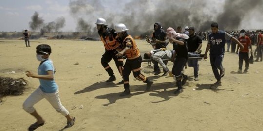 Minggu ke-9 aksi protes di Jalur Gaza, 109 orang cedera akibat tembakan Israel