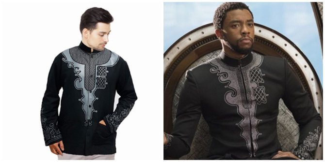 Saat kostum Black Panther jadi inspirasi baju koko Lebaran 