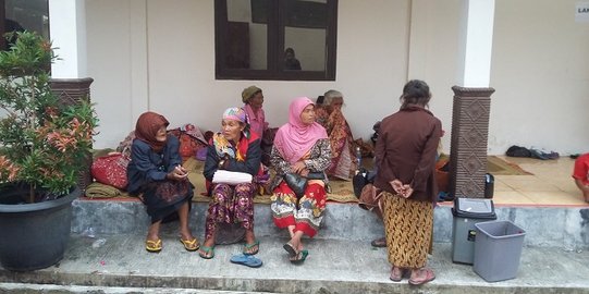 Sejumlah pengungsi Gunung Merapi mengeluh sakit