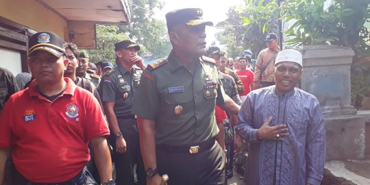 Pangdam Jaya janji bantu bangun rumah korban kebakaran Bidara Cina