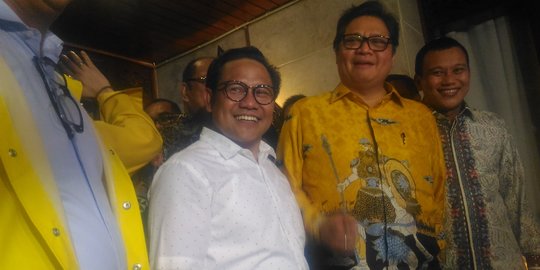 Cak Imin soal Cawapres Jokowi: Lebih tinggi aku apa Airlangga?