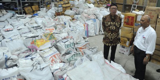 Mendagri tinjau gudang penyimpanan barang inventarisasi Kemendagri