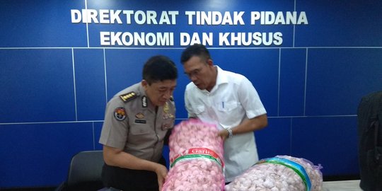 Polisi ungkap bawang putih impor dari China dan Taiwan ilegal