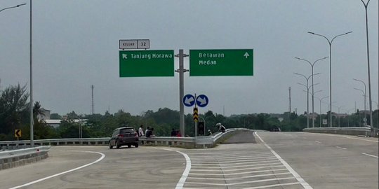 Tol Belmera sudah terhubung ke tol MKTT, difungsikan saat Lebaran